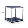 Modern 15‘’ Nightstand Durable, Sturdy, for Bedroom & Living Room,