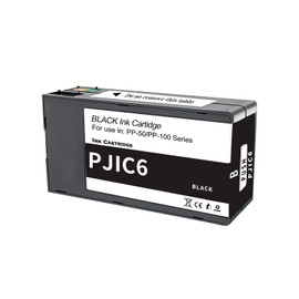 YOUEXPERT PJIC6 PP-50 PP-100 Black Label Ink Cartridges (C13S020452) Compatible for DiscProducer PP-100 Label Printer (Black, 1Pack)