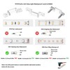 MMSD 100 Pack LED Strip Light mounting Brackets led Clips