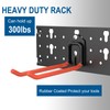 Wallmaster Wall Mount Garage Organizer Tool Storage Rack, Heavy Duty