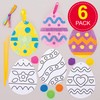 Baker Ross Easter Egg Sand Art Decorations - Pack of