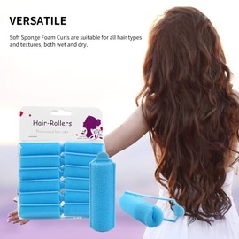 Hair Rollers - Hair Brushes for Women | Overnight Hair Curlers Foam Hair Roller Sleeping Hair Curlers Flexible Hair Styling Curlers Sponge Curlers for Hairdressing