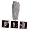 BUGUUYO Rhinestone Car Trash Can with Lid Decorative Auto Trash