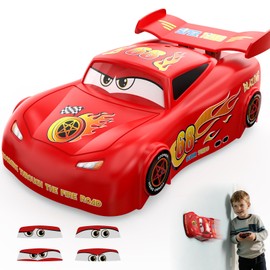 JOI MEW Wall Climbing RC Car Toy with Expression Stickers, 360° Rotating Remote Control Stunt Car, Rechargeable Toy Car for Kids Boys Girls Ages 3-12 Indoor Gift