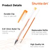 Shuttle Art 240 Pack Glitter Gel Pens, 120 Colors Glitter