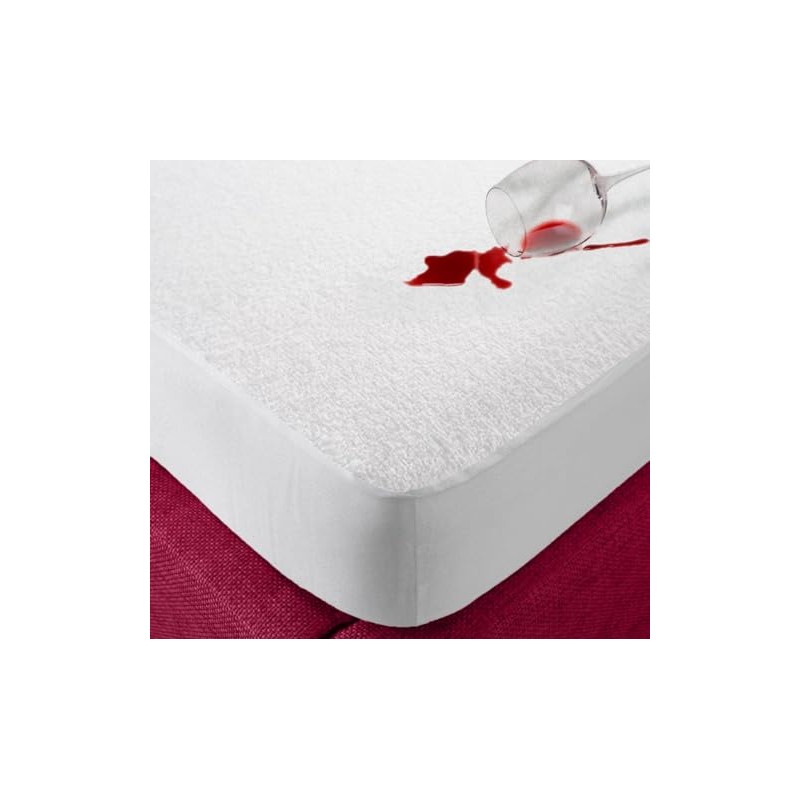ECOBIZ Double Mattress Protector Waterproof Non-Noisy Double Waterproof Mattress protector