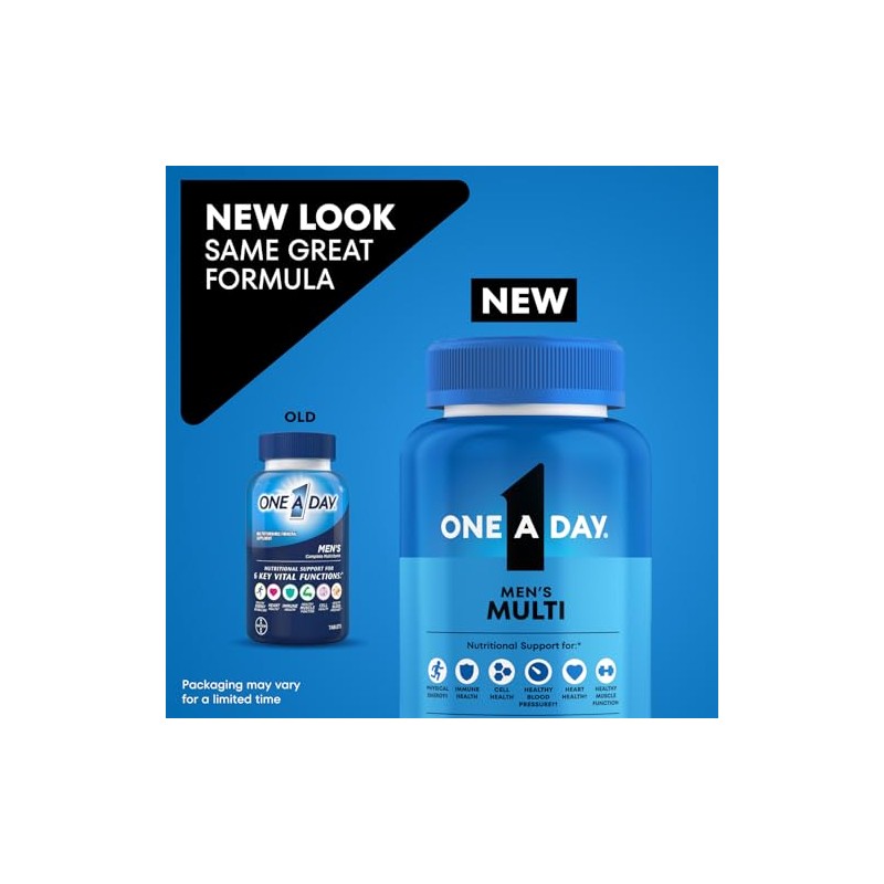 One-A-Day Multivitamin, Men's Health Formula, 200 Tablet Bottle
