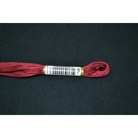 Anchor Cotton Threads for Embroidery Shade 45 Carmine Rose Very Dark