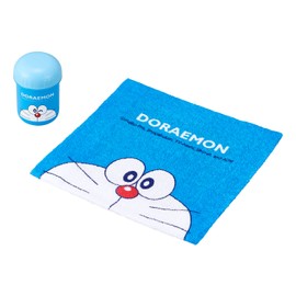 OSK Doraemon Hot Towel Set [Antibacterial] Made in Japan OC-1 Blue (Case Size) Diameter 2.5 x Height 3.6 inches (6.3 cm) x Height 3.6 inches (9.1 cm), (Hot Towel) 12.6 x 11.4 inches (32 x 29 cm)