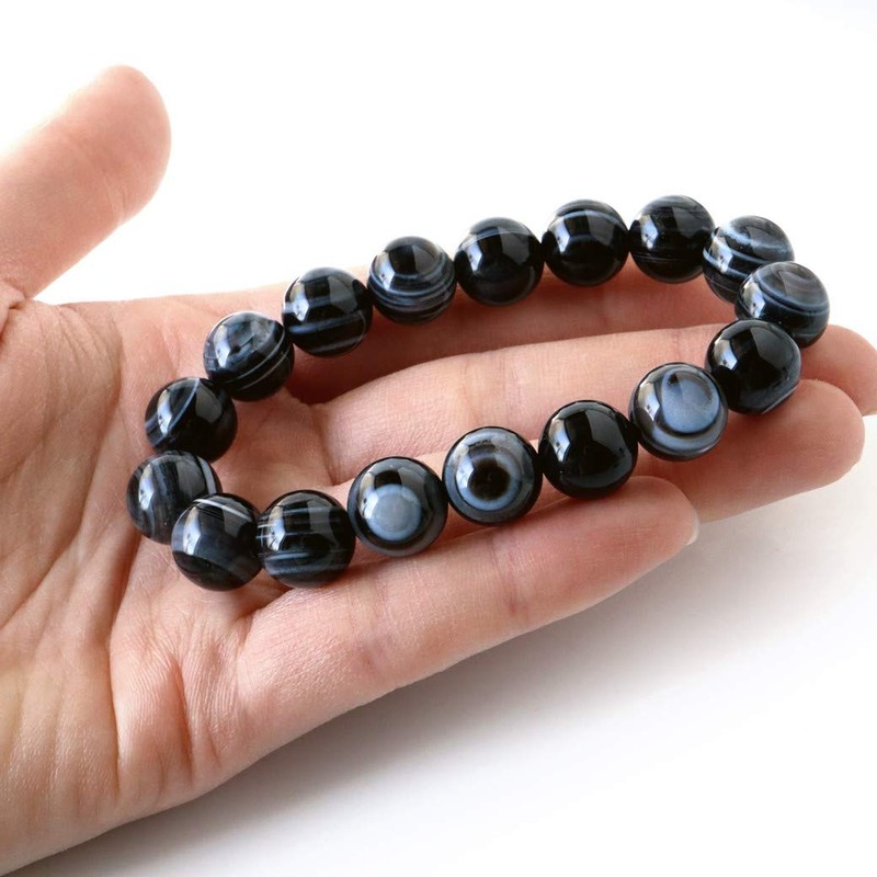 Gold Stone AAA Bracelet, 0.5 inches (12 mm), Power Stone,