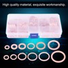 280pcs 12 Sizes Assorted Solid Copper Crush Washers Seal Flat