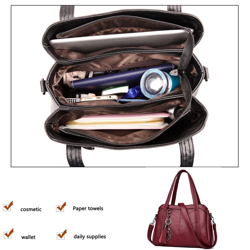 Coolives Women's Hobo Shoulder Bag with Shoulder Strap PU Leather