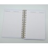 Sixstore 2025 Diary A5 Day to Page Diary Wiro Bound