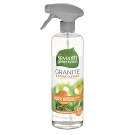 Seventh Generation Granite & Stone Cleaner, Mandarin Orchard Scent, Streak-Free Clean, 23 Fl Oz