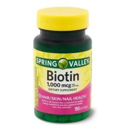 Biotina Premium Piel Cabello Uñas 1,000mcg 150 Caps Eg B28