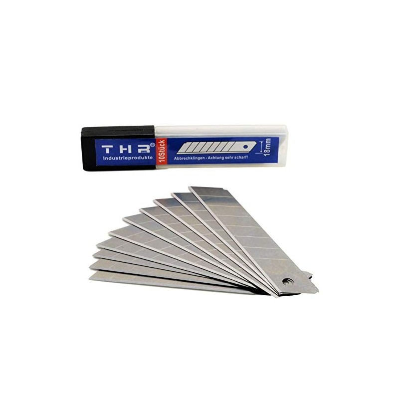 Snap-off blades, pack of 100, 18 mm, 0.5 mm, replacement