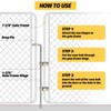1-3/8" x 32" Cane Bolt Gate，Chain Link Fence Gate Drop