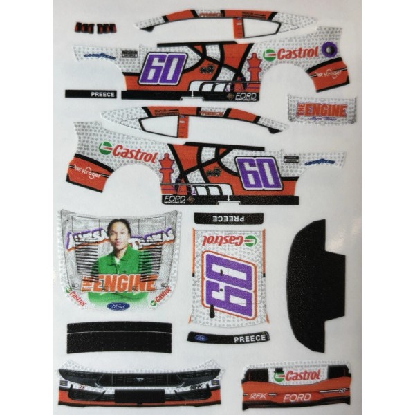 Unbranded Custom 2025 Ryan Preece #60 Alyssa Thomas 1/64 Scale