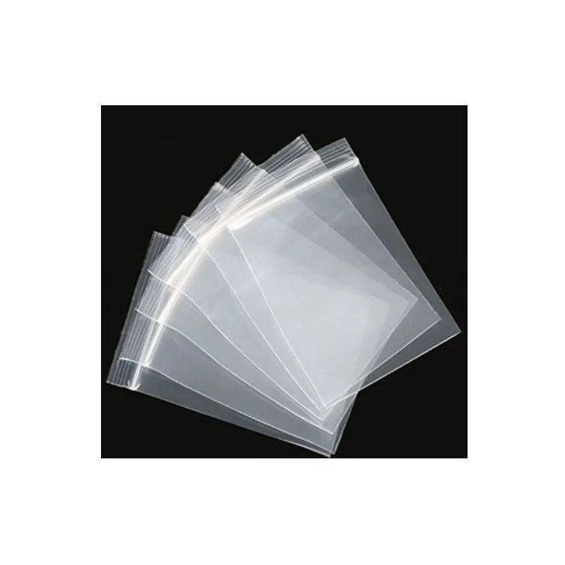 100 Bolsas Cierre Hermtico Zipper Transparentes 6x6cm