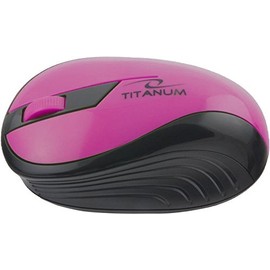 Esperanza Titanum Wireless RF Wireless Optical 1000DPI Right Hand Black, Pink