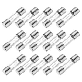 sourcing map 1.5A 250V 5x20mm Time Delay Glass Fuse UL Listed Slow Blow Fuse for Home Appliances(Pack of 15)
