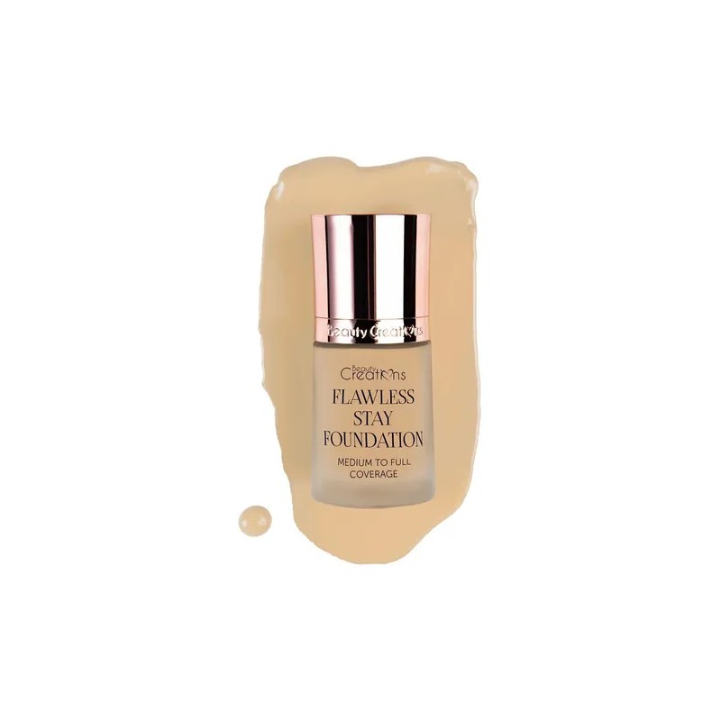 Flawless Stay Base Maquillaje Liquido Beauty Creations Tono FS 4.1