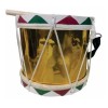 CASTILLO DIDÁCTICO Tambor De Madera, Banda De Guerra Grande (24x20)