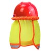 EXCEART Full Hard Hat Sun Shade 4pcs Summer Accessories Helmet