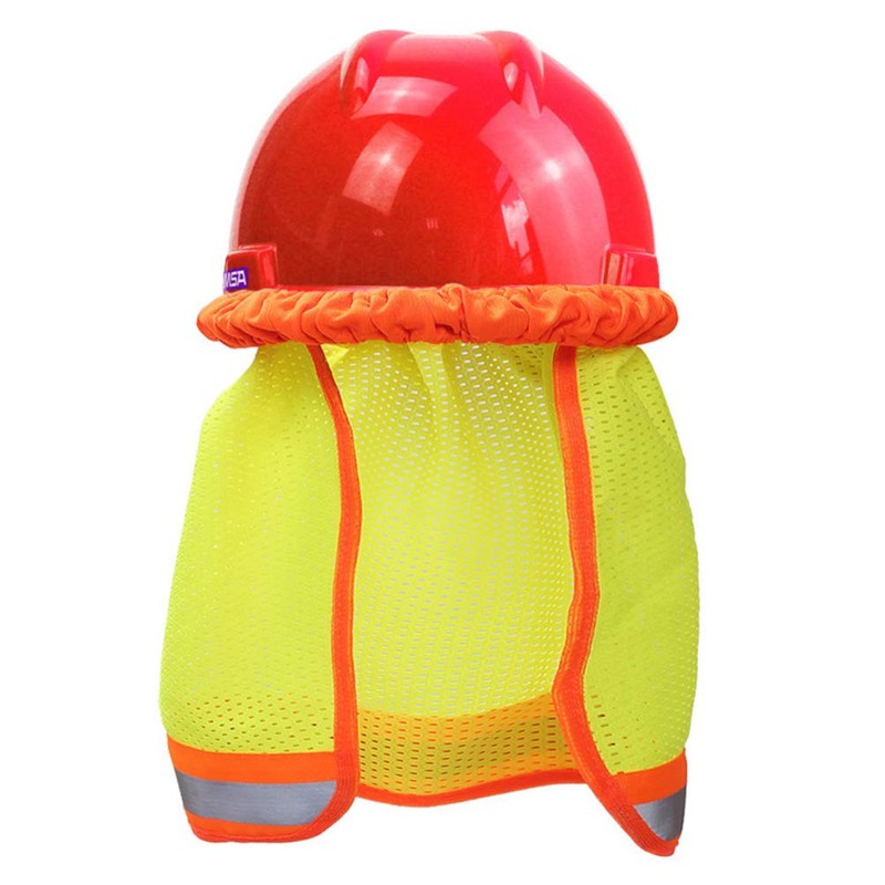 EXCEART Full Hard Hat Sun Shade 4pcs Summer Accessories Helmet