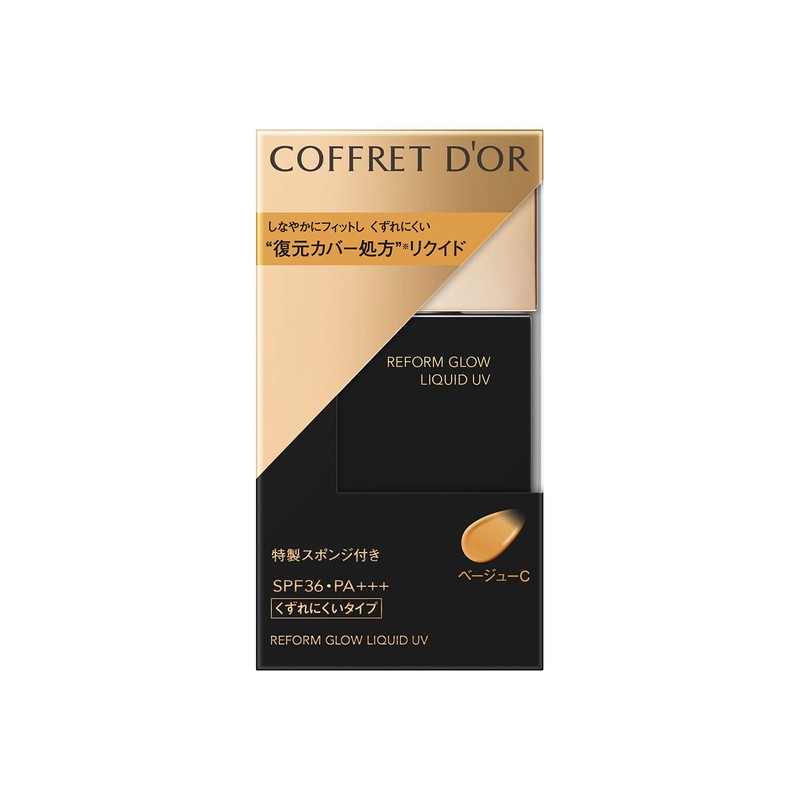 コフレドール リフォルムグロウ リクイドUV ベージュ-C SPF36・PA+++ リキッドファンデーション