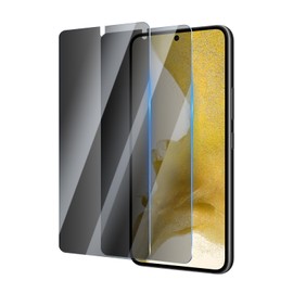 YUXINDZ 2 Pack Privacy Screen Protector for Galaxy S22/S23 6.1 Inch, Anti-Spy Tempered Glass, 9H Hardness