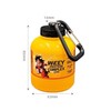 Omana Protein Powder Container Funnel, Portable Dietary Supplement Powder Storage