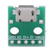 10Pcs 5 Pin Micro USB Breakout Board USB to DIP