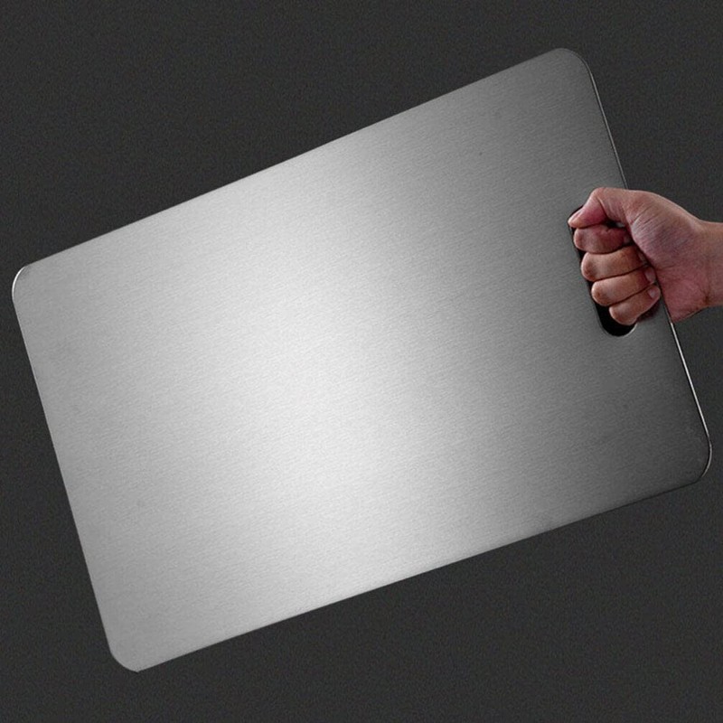 Kichvoe Stainless Steel Cutting Board Chopping Board Baking Board Extra