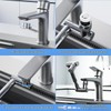 Extensión de grifo giratoria de 1440°, extensor aireador de grifo