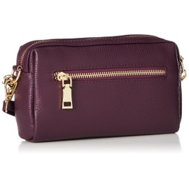 Kuko 2313111301 Shoulder Bag, Shrink Leather, Horizontal Mini Shoulder Bag, purple (380)