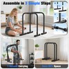 Sportsroyals Adjustable Dip Bar Station, Heavy Duty Parallette & Parallel