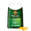 Moller’s Omega-3 Capsules  Fish Oil Nordic Omega-3 Dietary Supplement with EPA and DHA and Vitamins A, D and E Daily Health - 112 Capsules