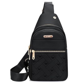 Summer Quilted Texture Zipper Fanny Pack, Designer Crossbody Bag, Casual Solid Color Chest Belt Bum Bag for Women, 2024 Trendy Daily Commuting Bag, Girl Fashionable Crossbody Bag, Fall Outfits, Fall Freshness - Color: Blue And Black, Size: Please Refer T