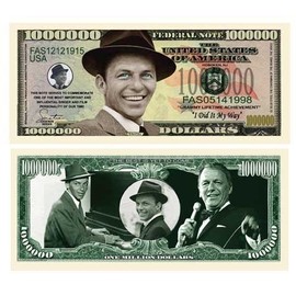 American Art Classics Pack of 50 - Frank Sinatra Million Dollar Bill
