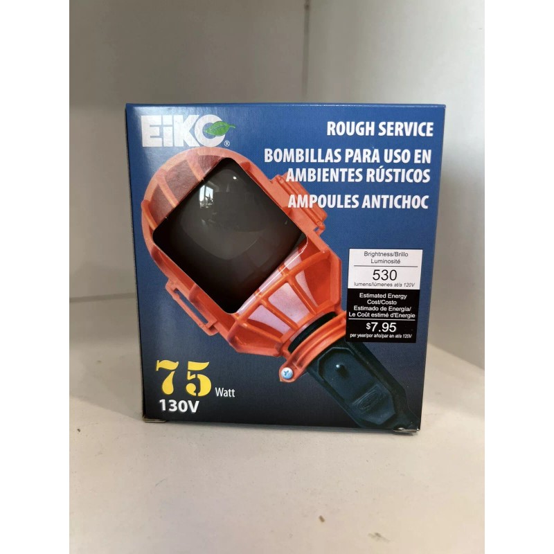 EiKO *NEW* EiKO 75 Watt 130 V Rough Service Bulbs