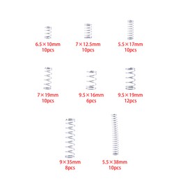 SBRRAIL Compression and Extension Spring Assortment Kit with Tweezer 20 Different Sizes Small Springs for Crafts Home Repairs DIY Project 200PCS