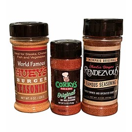Memphis BBQ Seasoning Sampler Bundle, 8 Ounces