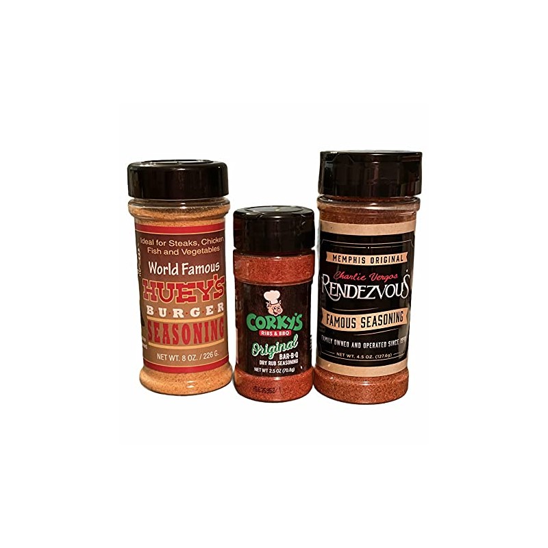 Memphis BBQ Seasoning Sampler Bundle, 8 Ounces