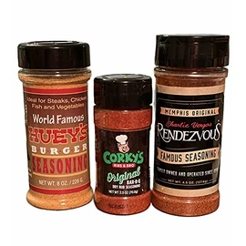 Memphis BBQ Seasoning Sampler Bundle, 8 Ounces