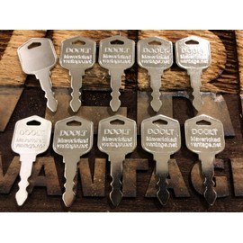 Replacement Keys for Daewoo Doosan Forklift Skid Steer Key #554212 "212" "DOOLT" (3)