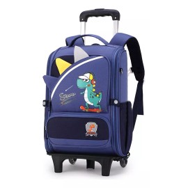 HC Life Mochila Con Ruedas Dinosaurio Bolsa Mochilas De Viaje Con Carrito, Unicornio Mochilas Escolares Alta Capacidad Mochila Escolar Para Niños Y Niñas