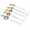 sourcing map 5pcs Single Measuring Spoon Set 1/4 1/2 1