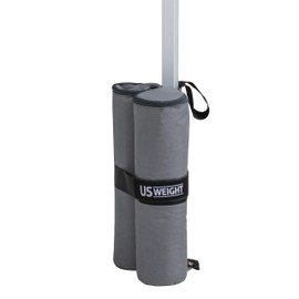 US Weight Titan Fillable Canopy Weight Bags (4-Pack) with Reliable Zippers, Double-Bagged Design, Heavy Duty Thread and Box-Stitched Stress Points