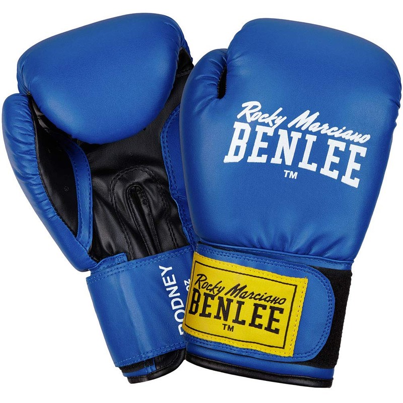 BENLEE Boxhandschuhe aus Artificial Leather Rodney Blue/Black 08 oz